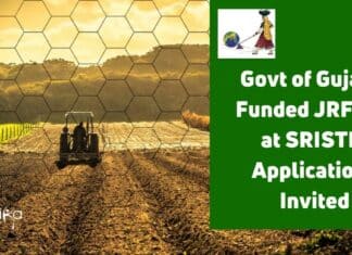 SRISTI JRF Job Opening