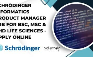 Schrödinger Informatics Product Manager