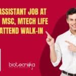 Scientific Assistant Job