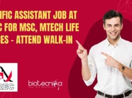 Scientific Assistant Job