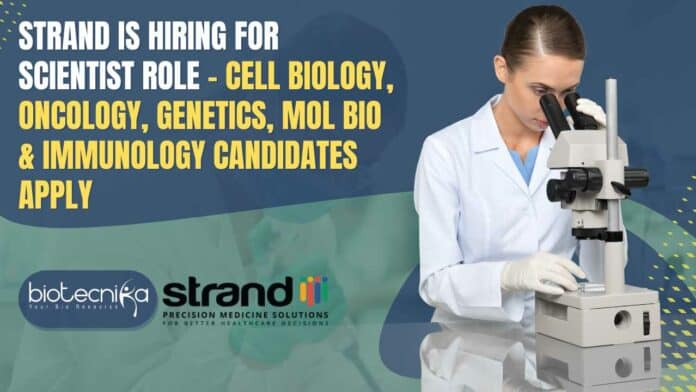 Strand Hiring For Scientist