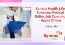 Syneos Health Life Sciences Medical Editor Job Opening – Apply Online Syneos Health Life Sciences