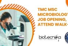 MSc Microbiology JRF Job at TMC Mumbai - Attend Walk-In-Interview