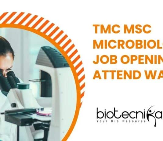 MSc Microbiology JRF Job at TMC Mumbai - Attend Walk-In-Interview