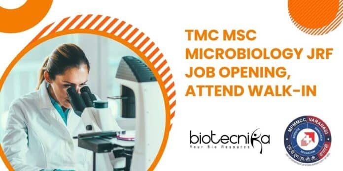 MSc Microbiology JRF Job at TMC Mumbai - Attend Walk-In-Interview