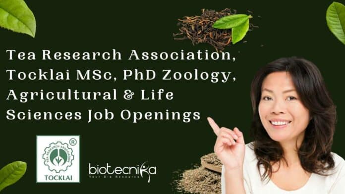 Tea Research Association Vacancies