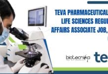 Teva Pharmaceuticals MSc Life Sciences Regulatory Affairs Associate Job, Apply Online Teva Pharmaceuticals MSc Life