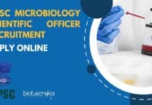 UPSC Microbiology Scientific Officer Recruitment – Apply Online UPSC Microbiology Scientific Officer