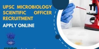 UPSC Microbiology Scientific Officer