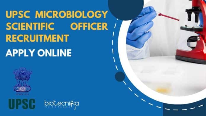 UPSC Microbiology Scientific Officer