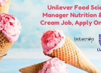 Unilever Food Science Manager