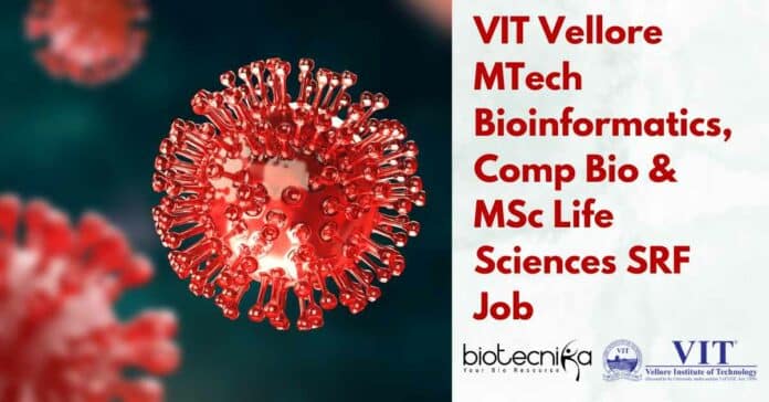 VIT Vellore MTech Bioinformatics