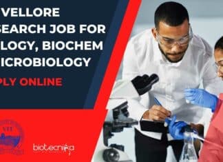 VIT Vellore Research Post
