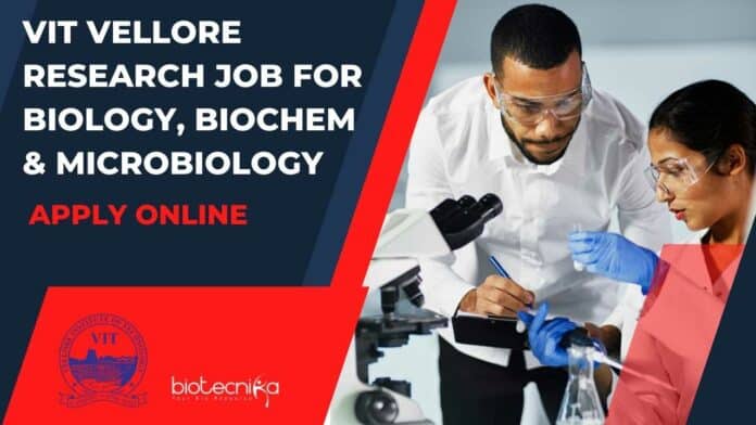 VIT Vellore Research Post