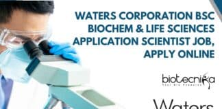 Waters Corporation BSc Biochem