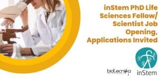 inStem PhD Life Sciences