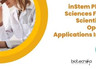 inStem PhD Life Sciences