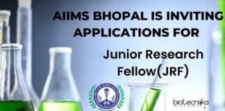 AIIMS Bhopal Research Fellow Job For MSc Life Sciences