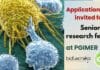 PGIMER Hiring MSc Life Sciences For Senior Research Fellow – Applications Invited PGIMER Hiring MSc Life