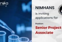 NIMHANS Genetics & Biochem Project Job Opening, Applications Invited NIMHANS Genetics