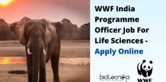 WWF India Programme Officer