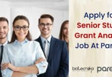 Parexel Biological Sciences Study Grant Analyst Job Opening – Apply Online Parexel Biological Sciences Study Grant Analyst Job Opening - Apply Online