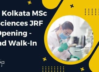 Life Sciences IISER Kolkata JRF Job - Attend Walk-In