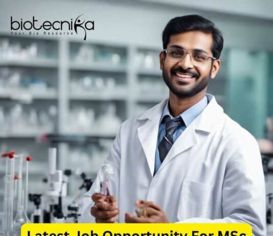 ACTREC Life Sciences Research Fellow Job Opening – Attend Walk-In-Interview ACTREC MSc Vacancy Project