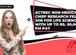 ACTREC Non Medical Research Fellow