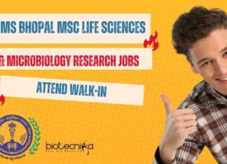 AIIMS Bhopal MSc Life Sciences