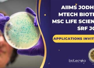 AIIMS Jodhpur MTech Biotech
