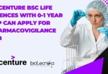 Accenture BSc Life Sciences With 0-1 Year Exp Can Apply For Pharmacovigilance Job Accenture BSc Life Sciences