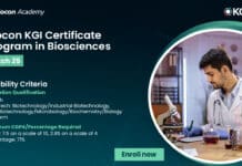 Biocon KGI Certificate Program in Biosciences Batch 25 | Admissions Open Biocon KGI Program