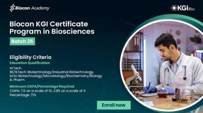 Biocon KGI Program