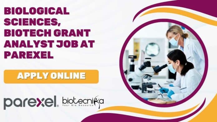 Biotech Grant Analyst Job