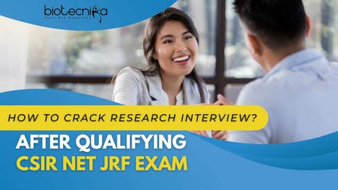 CSIR NET Research Interview