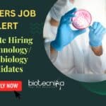 Freshers Biotech Microbiology Job