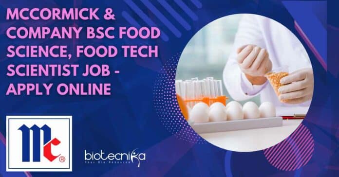 Food Tech Scientist Job