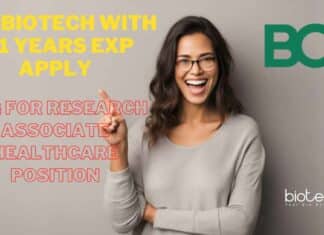 Freshers BSc Biotechnology Job