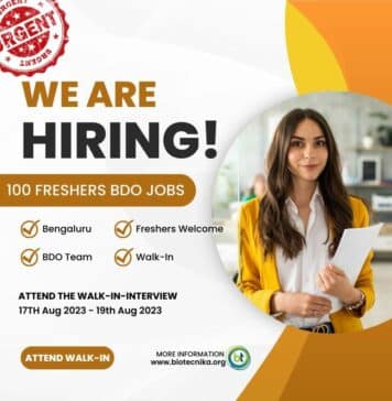 Freshers Jobs at Biotecnika