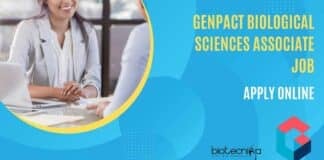 Genpact Biological Sciences Associate