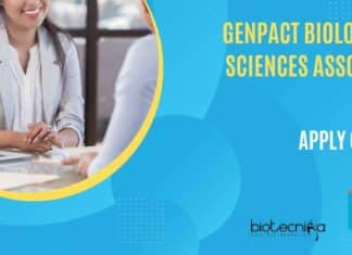 Genpact Biological Sciences Associate