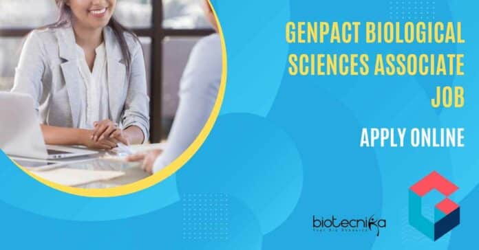 Genpact Biological Sciences Associate
