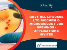 Govt HLL Lifecare Ltd Biochem