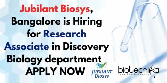 Jubilant Biosys MSc