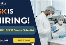 SERM Senior Scientist Role at GSK – Life Sciences Candidates Apply Online GSK BSc Life Sciences Scientist Job - Apply Online