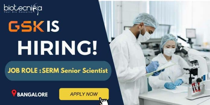 GSK BSc Life Sciences Scientist Job - Apply Online