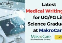 Medical Writing Job for UG/PG Life sciences at MakroCare – Apply Online MakroCare Medical Writing Job