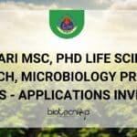 ICAR-IARI MSc, PhD Life Sciences, Biotech, Microbiology Project Jobs – Applications Invited IARI Project Vacancies
