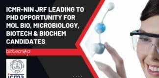 ICMR-NIN JRF to PhD